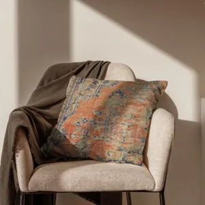 Vintage türkischer persischer geometrischer Kissenbezug für Schlafzimmer und Sofa Dekor.