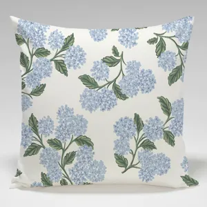 Hortensien Blumen dekorative Kissenbezug fuer Wohnzimmer Sofa quadratisch kissen