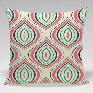 Cuscino quadrato con motivo geometrico astratto per divano soggiorno camera letto