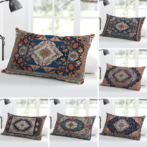 Boheemse Geometrische Kussenhoes Polyester Decoratieve Kussensloop Voor Bank Bed Woonkamer Huisdecoratie