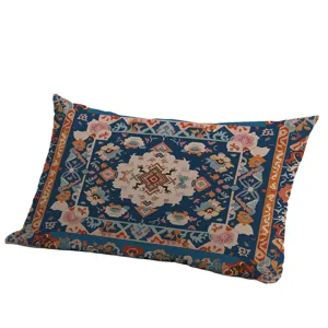 Boheemse geometrische rechthoekige kussenhoes voor bank en bed decoratieve kussenhoes