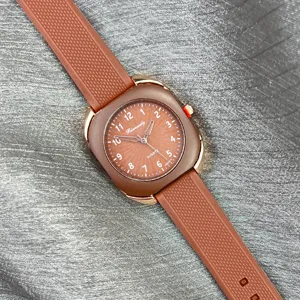 Rechteckige Candy-Farbe Metallkante Digitaluhr mit Silikonarmband für täglichen Gebrauch.