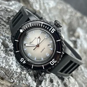 Modische Quarzuhr für Damen und Herren, Silikonarmband, leuchtende Zeiger, Freizeituhr.