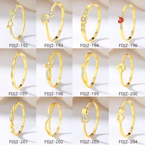 S925 sterling silver minimalist stackable ring set fashion dainty gold rings for women daily wear