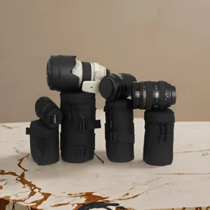 Waterdichte Kamerallens Etui Beschermende Tas Verdikte Slijtvaste Cilindrische Hoes Voor Telelens Accessoires
