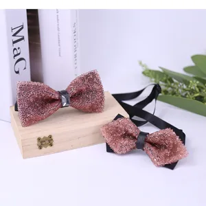 Crystal bow tie for men wedding groom stylish crystal rhinestone bowknot formal neckwear 1pc