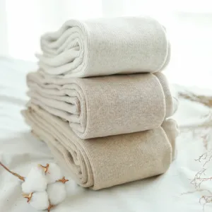 Thick ribbed tights leggings stacked winter warm cozy soft cashmere feel oatmeal beige white