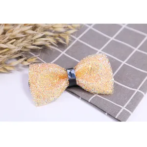 Sparkling rhinestone bow tie detail showing intricate crystal embellishment and elegant design.