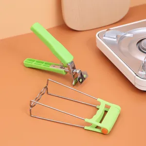 Stainless Steel Anti-Scald Bowl Clip Kitchen Multi-Function Anti-Slip Plate Gripper Heat Insulation Steamer Dish Clip