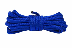 Cuerda de paracaídas azul 550 7 hebras cuerda de supervivencia tienda para pulsera