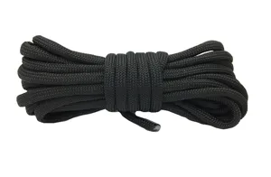 Zwarte 550lb Paracord 7-Strands Overlevingstouw voor Camping Wandelen Armband Weven