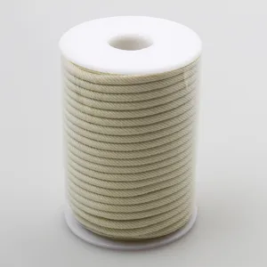 Weisse Milan Kordel Spule fuer DIY Schmuckherstellung, Armband und Halskette Handwerk.