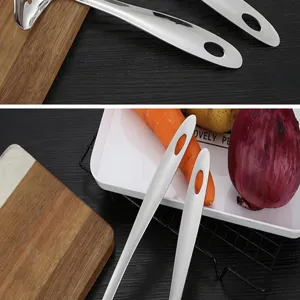 Stainless steel kitchen slotted spoon long handle soup ladle hot pot utensil tool