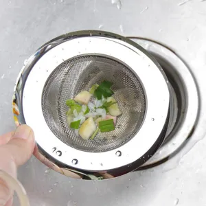 Cestello filtro per lavello da cucina in acciaio inox, antiobstruction per residui.