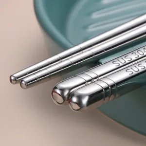 Bacchette rotonde in acciaio inossidabile antiscottatura con strisce antiscivolo cucina