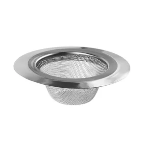 Filtro per lavello in acciaio inossidabile cestello a rete per scarico cucina bordo.