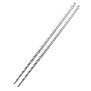 Bacchette in acciaio inox rotonde in metallo antiscivolo stoviglie da cucina professionali.