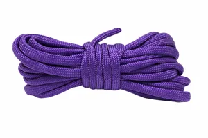 Cuerda de supervivencia paracord morada de 550 lb y 7 hilos para camping y pulseras DIY.