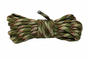 Cuerda de Paracaidismo Camo Verde Militar 550 7 Hilos para Camping al Aire Libre