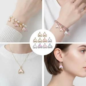 Zeemeermin staart zinklegering hangend DIY sieraden ketting armband oorbellen accessoires