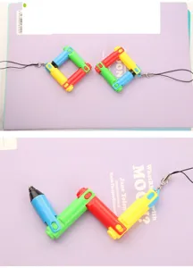 Biegbarer und faltbarer Kugelschreiber kreatives Puzzle Schreibwaren Geschenk für Kinder