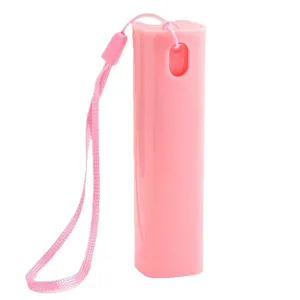 Tragbare rosa Reise-Sprühflasche mit Trageband für Kosmetik und Desinfektionsmittel