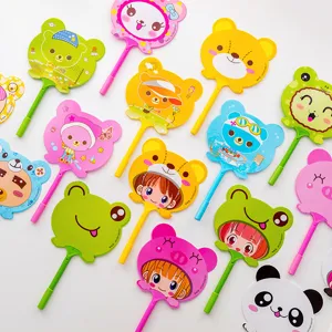 Cute Cartoon Animal And Fruit Fan Pen Creative Student Plastic Ballpoint Pen Portable Summer Cooling Writing Stationery