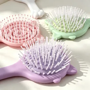 Jolie brosse à cheveux coussin d'air oreilles de chat outil de coiffage beauté pro