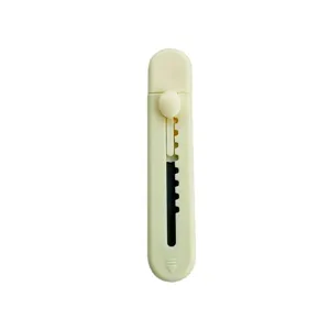 Mini Cutter Couleur Bonbon Étudiant Manuel Cutter Papier Ouvre-Boîte Express Papeterie de Bureau