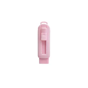 Macaron Kleur Push-Pull Gum Schattig Creatief Draagbare Plastic Rubber Gum Voor Studenten School Schrijfwaren