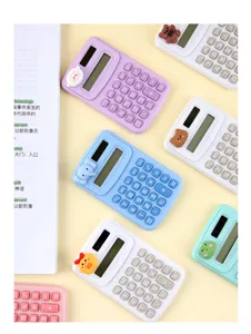 Süßer Mini Taschenrechner pastell tragbar kleiner Handtaschenrechner Büro