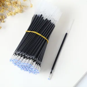 Black gel pen refills 0.5mm fine point bullet needle tips bulk stationery supplies
