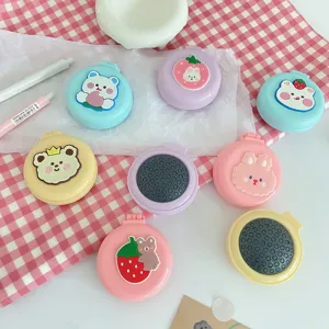 Mini spazzola per capelli con cuscino d'aria pieghevole simpatico design animale