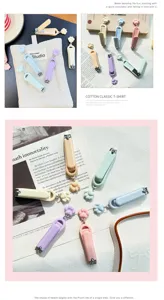 Cute cat claw pendant nail clipper candy color portable folding manicure tool for daily use