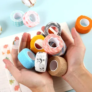 Non-Woven Self-Adhesive Finger Bandage Breathable Anti-Wear Nail Protector Sports Protective Tape For Finger Joint Care