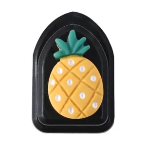 Simpatico gancio adesivo per auto ananas, gancio per interni frutta per borse, vista principale