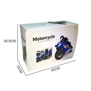1:6 Scale Remote Control Stunt Motorcycle Toy Box 2.4G Gyro Balance Drift RC Model for Boys