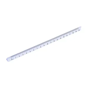 Transparent Plastic Triangular Scale Ruler Student Stationery Drawing Measuring Tool Office Drafting Engineering