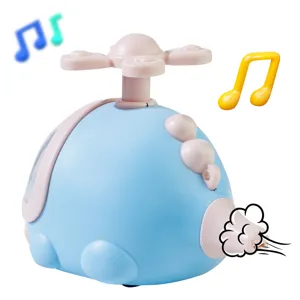 Bonito juguete de helicóptero con diseño de animal y coche de inercia con música para niños