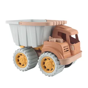 Camion benne jouet en paille de blé pour enfants plage sable chantier vehicule