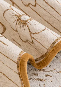 Chenille non-slip sofa cushion fabric detail jacquard cover soft textured upholstery protector