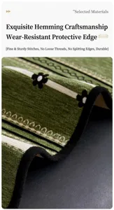 Summer minimalist jacquard sofa cushion fabric with fine edge binding and durable design.