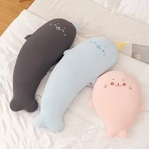 Suave Lindo Foca Peluche Juguete Almohada Animal De Peluche Almohada Lindo Almohada Para Dormir Para Dormitorio Decoración Del Hogar