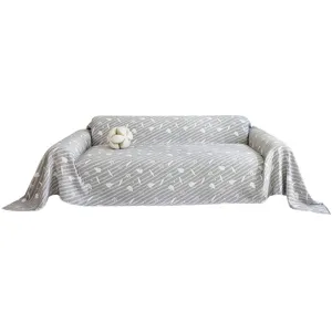 Summer cooling three-layer gauze sofa blanket Nordic style air conditioning blanket for home