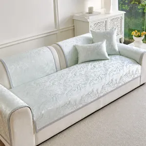Europees Minimalistisch Jacquard Bankkussen Antislip Polyester Bankhoes Voor Woonkamer Woondecoratie Decoratieve Meubelbeschermer