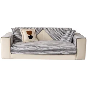 Winter Luxus Planell Sofa Abdeckung dicke Decke mit einfachem strukturiertem Design