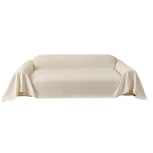 Unifarbene dreischichtige Gaze Sofabezug atmungsaktiv Textur universelle Couchdecke