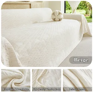 Three-layer yarn jacquard sofa cover, universal for four seasons, breathable and washable.
