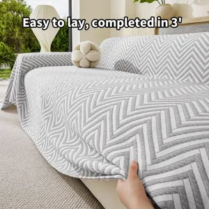 Nordic style geometric sofa cover slipcover, four seasons universal minimalist design.