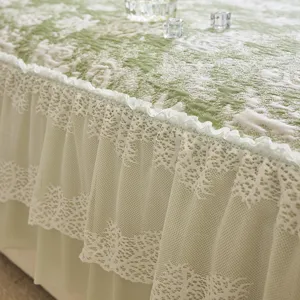 Franse bloemen kant verkoelende bankhoes ijszijde gebreid ademend antislip stofhoes